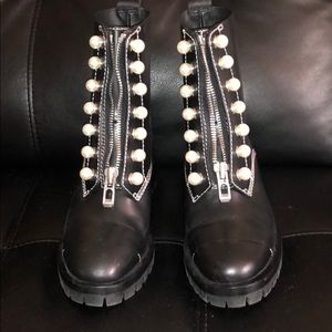 Phillip Lim pearl combat boat